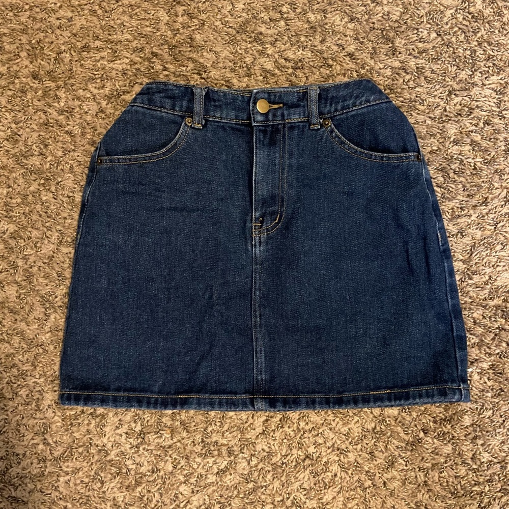 Forever 21 Blue Jean Mini Skirt - M
